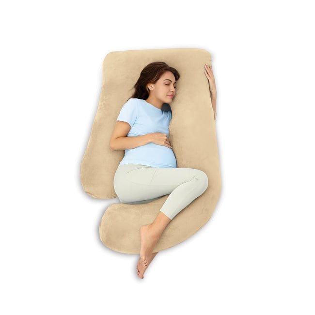 MoltyFoam Maternity Support Pillow – ergonomic pregnancy pillow for back and belly comfort