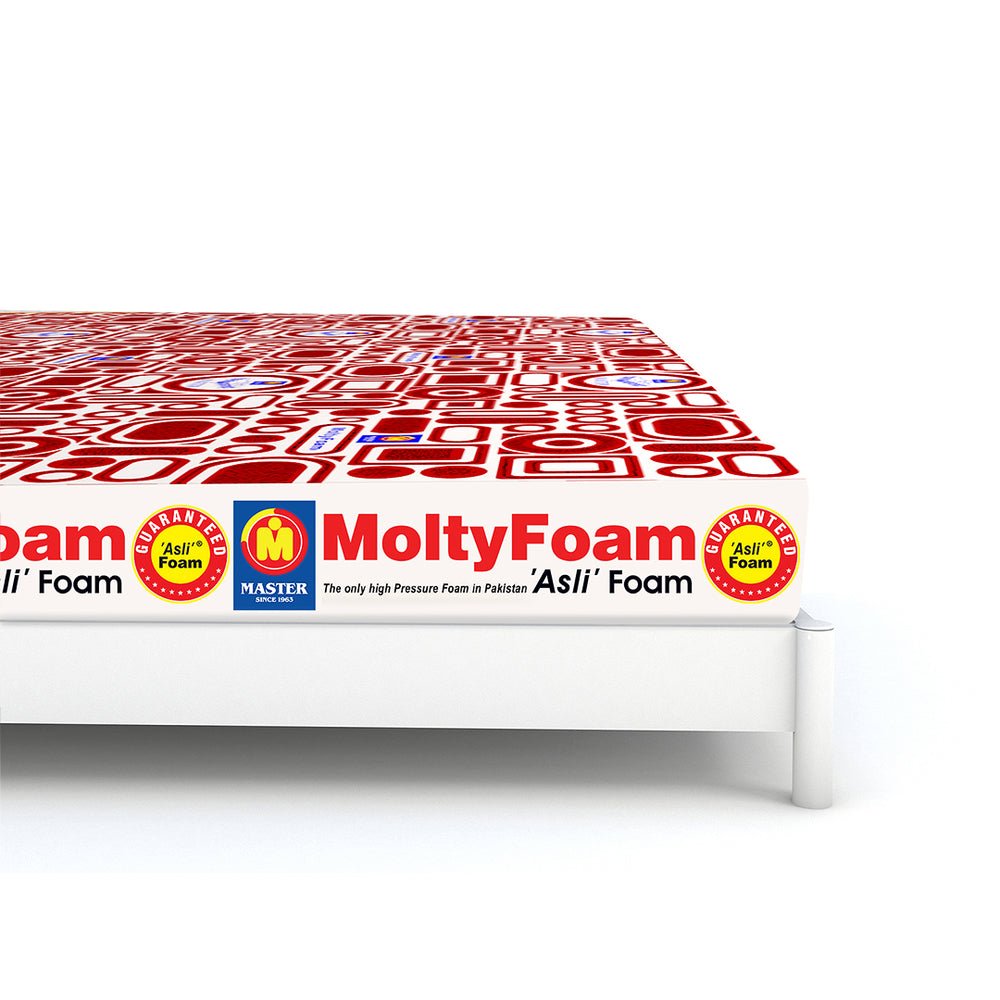 MoltyFoam mattress – high pressure foam with comfortable support