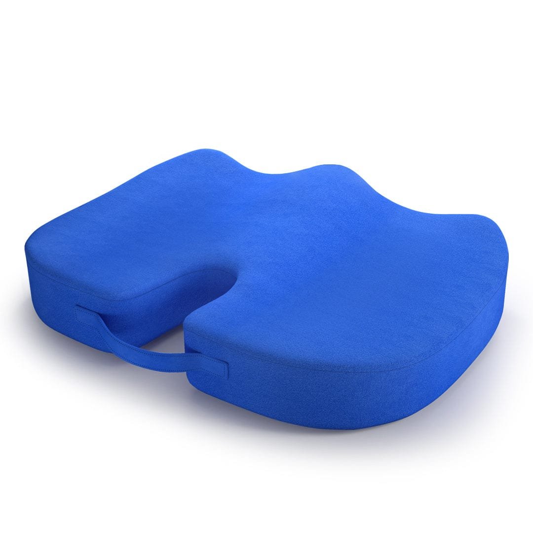 MoltyFoam Coccyx Cushion – ergonomic memory foam seat cushion for tailbone relief and posture support